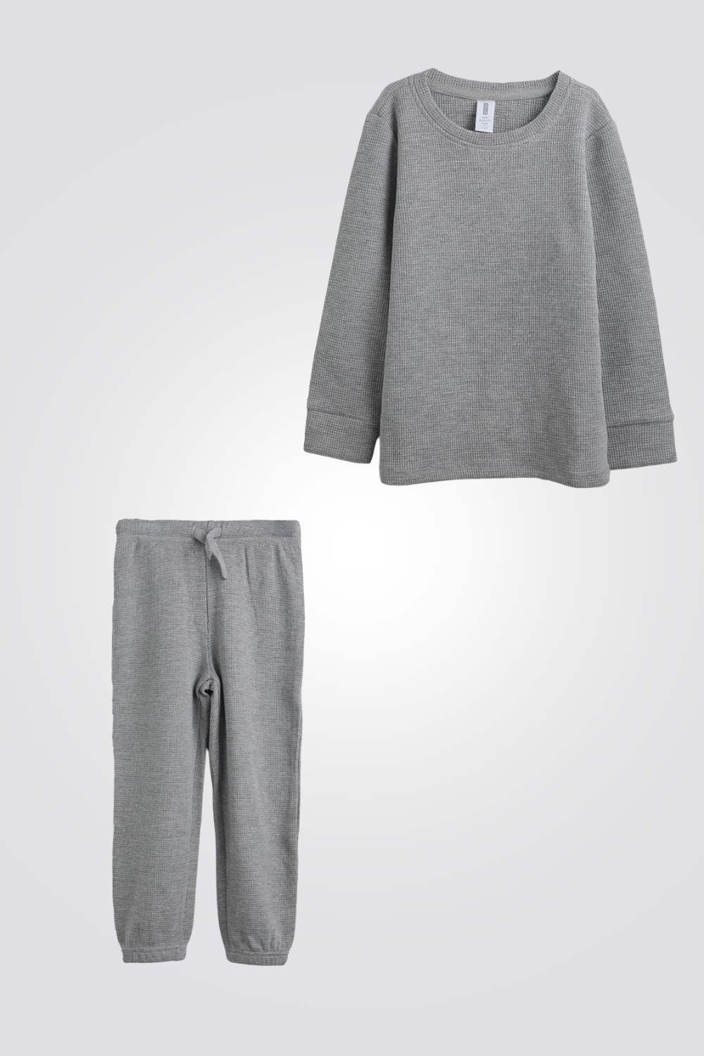 סט פיג'מה וופל | דלתא