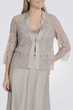 ג'קט תחרה לנשים בצבע בז'