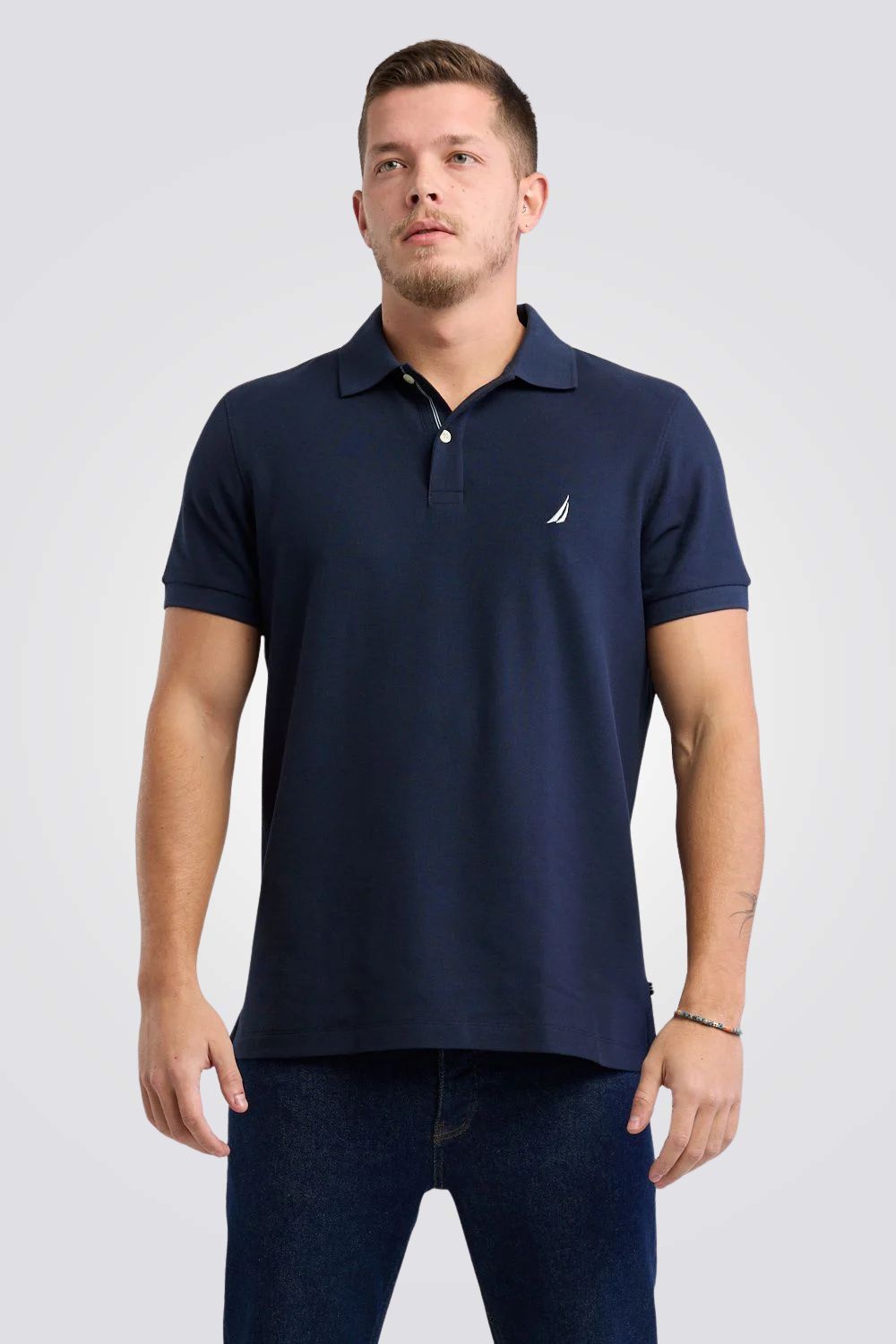 חולצת פולו Slim Fit לגברים | נאוטיקה