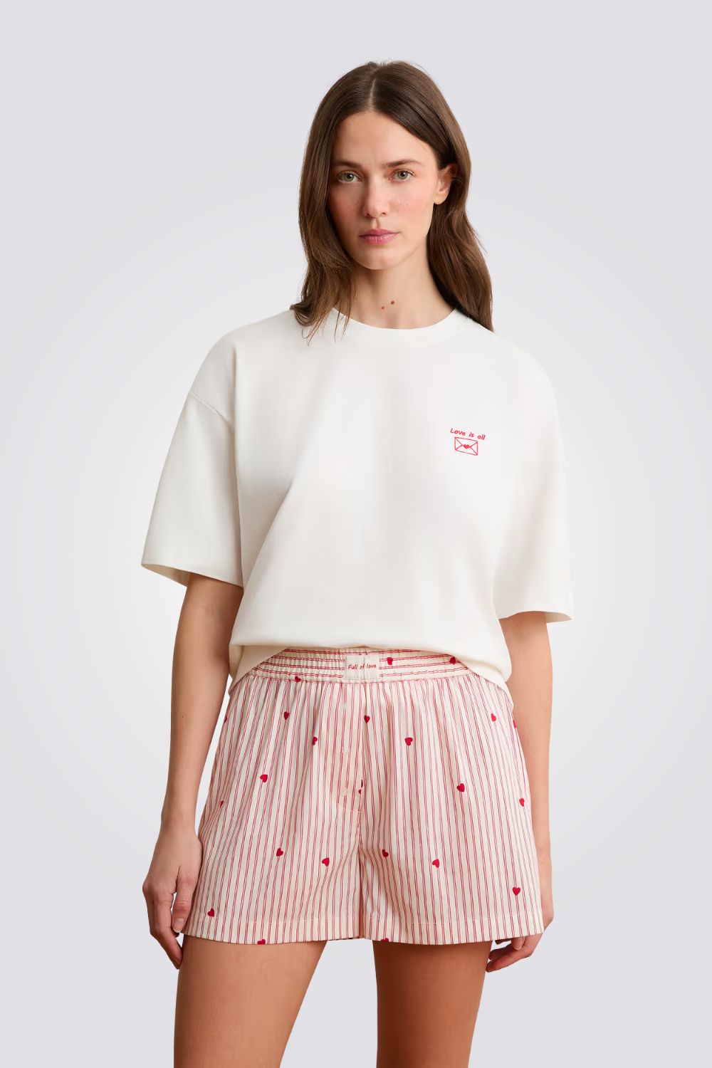 מכנסי פיג'מה קצרים BOYFRIEND לנשים | איתם