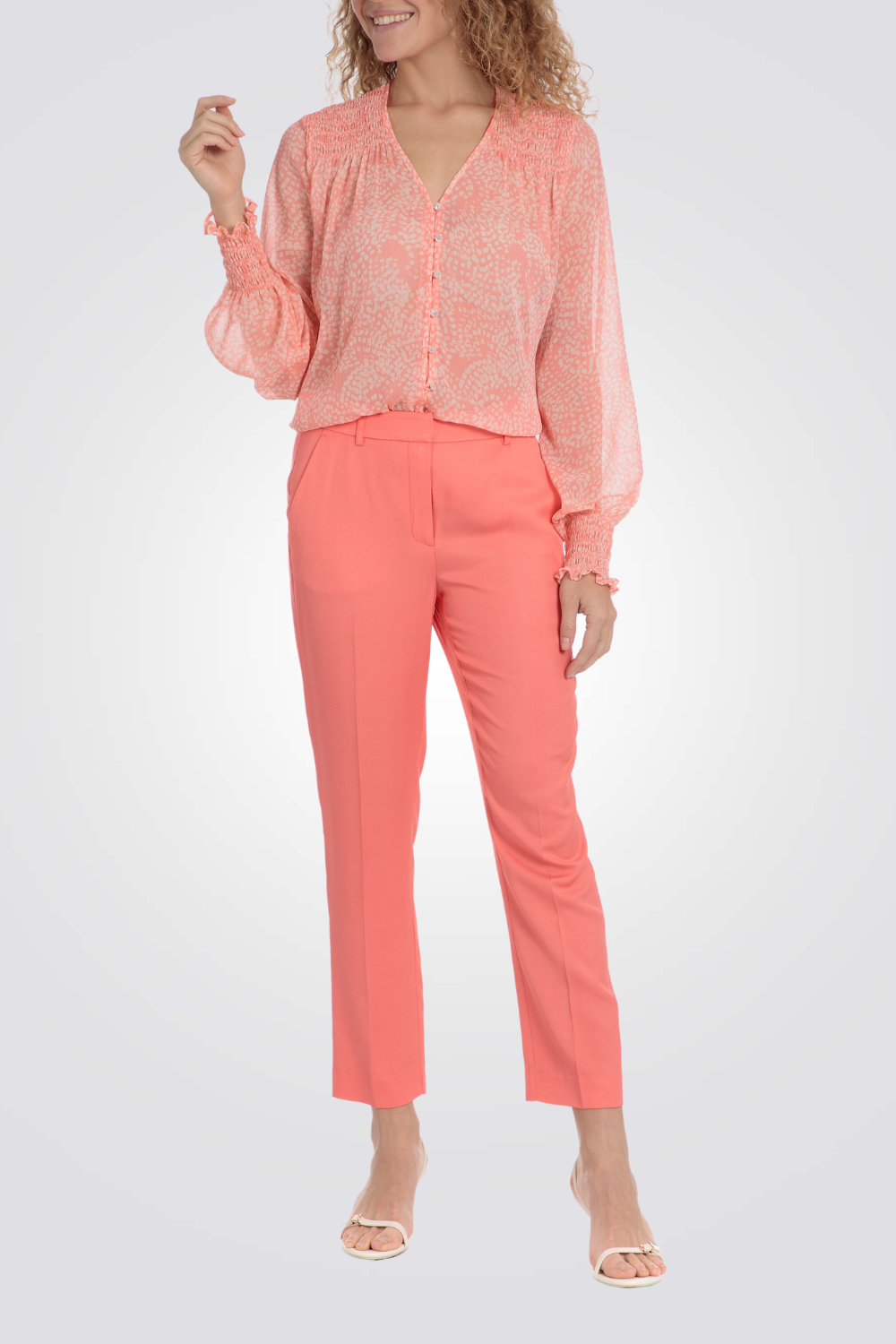 חולצה ארוכה מודפסת