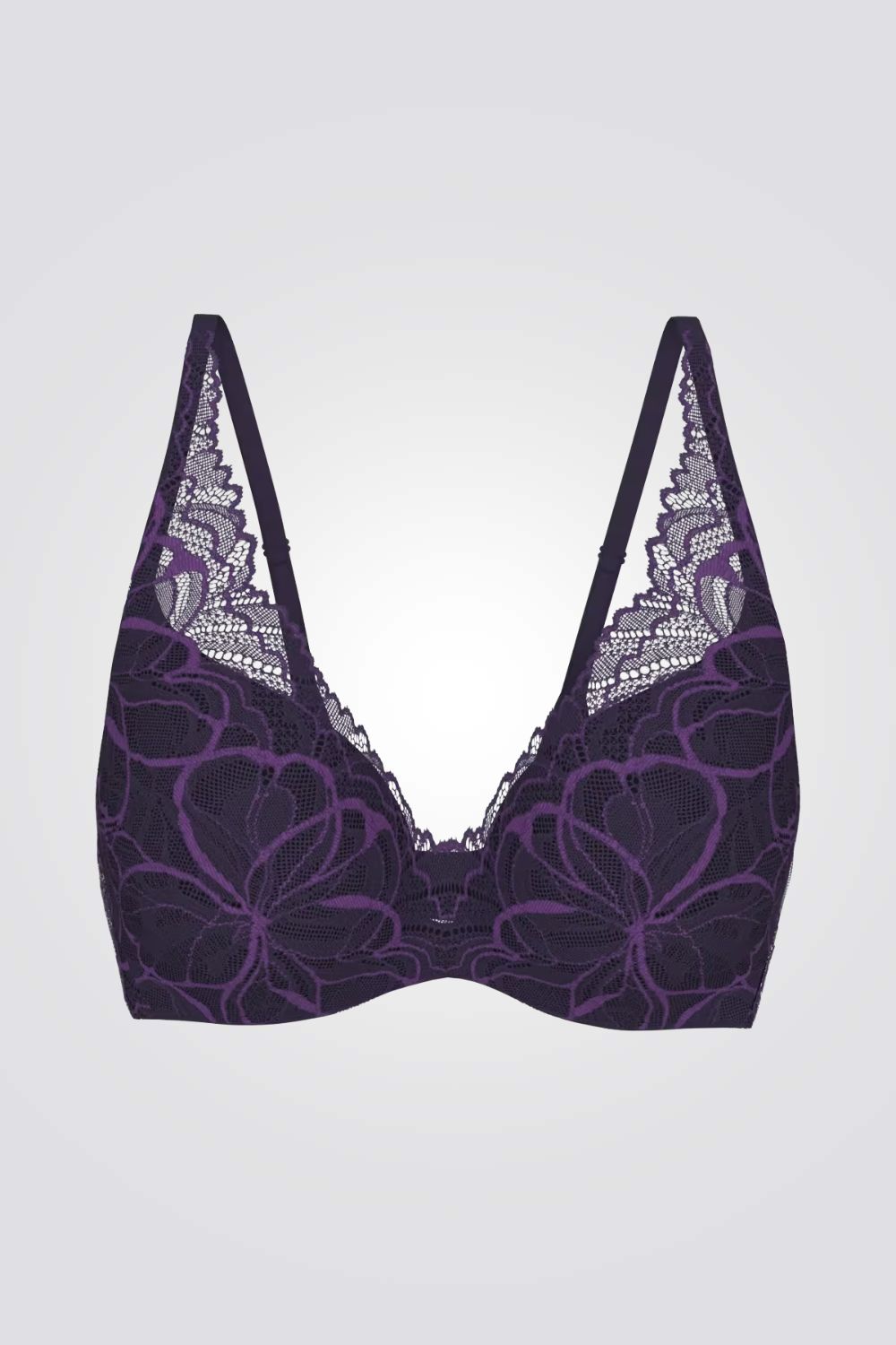 חזיית תחרה מרופדת עם מחשוף עמוק | טריומף