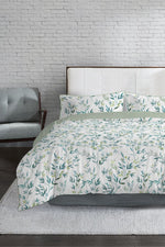 סט מצעים 5 חלקים כותנה סאטן מיטת יחיד 90/200 ס"מ דגם HELEN