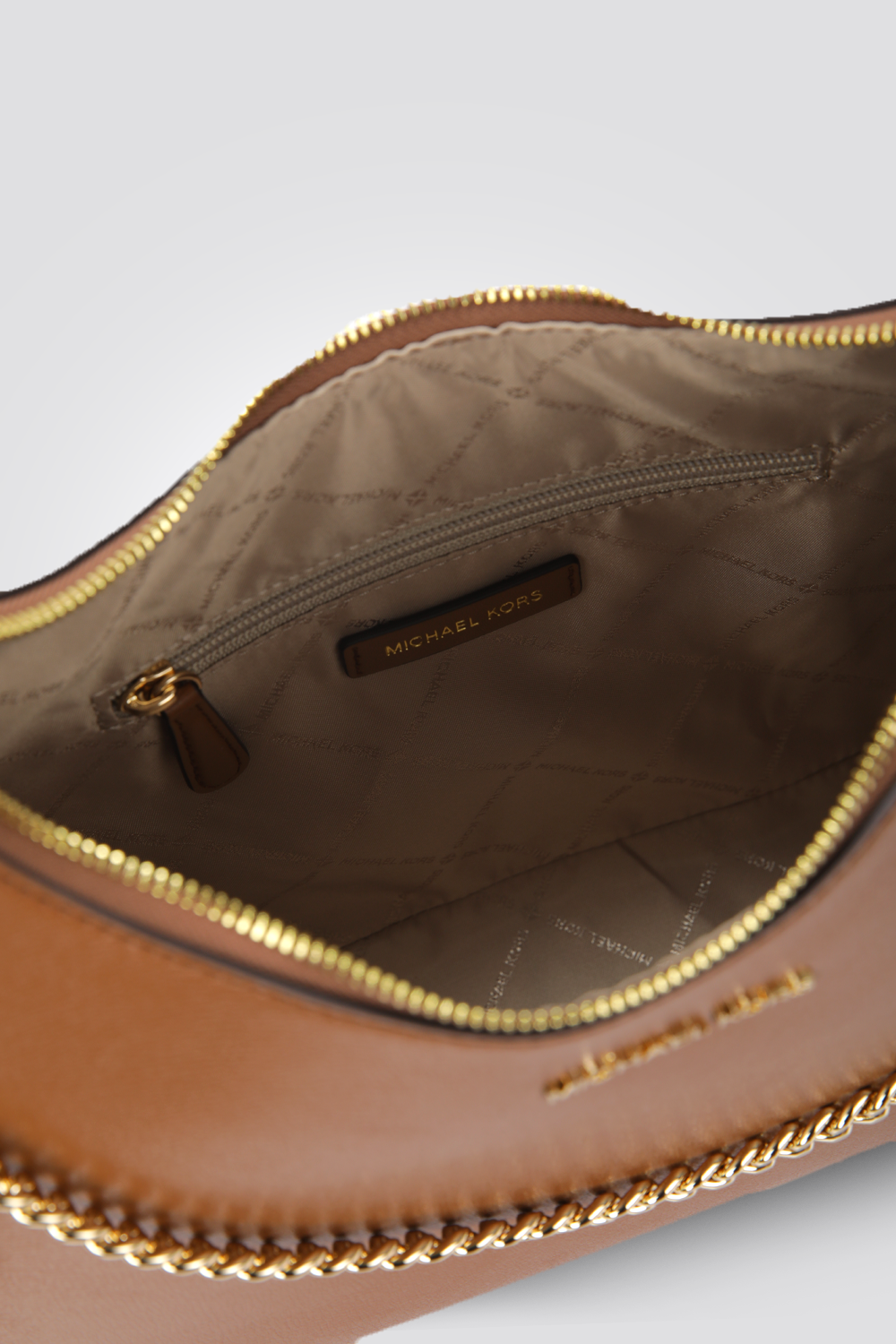 תיק יד לנשים בצבע חום