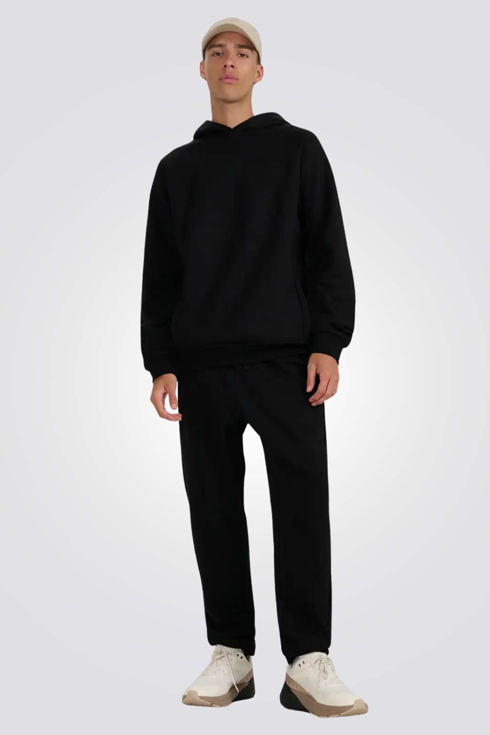 מכנסי טרנינג בגזרה ישרה לגברים | 4F 