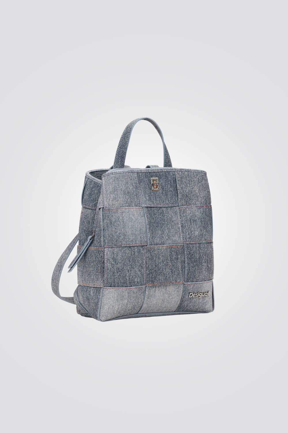 תיק גב ג'ינס בצבע אפור