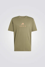 טישירט קצרה עם הדפס לגברים | אדידס