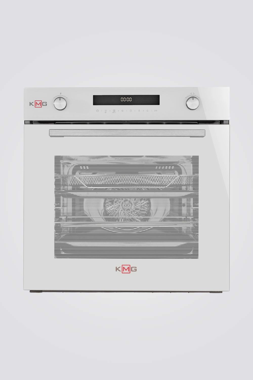 תנור בנוי 72 ליטר לבן דגם BIOMD-72/14- WHT/G-SR-T3 | קיי אם ג'י 