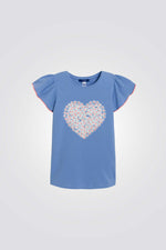 טישירט לילדות עם הדפס