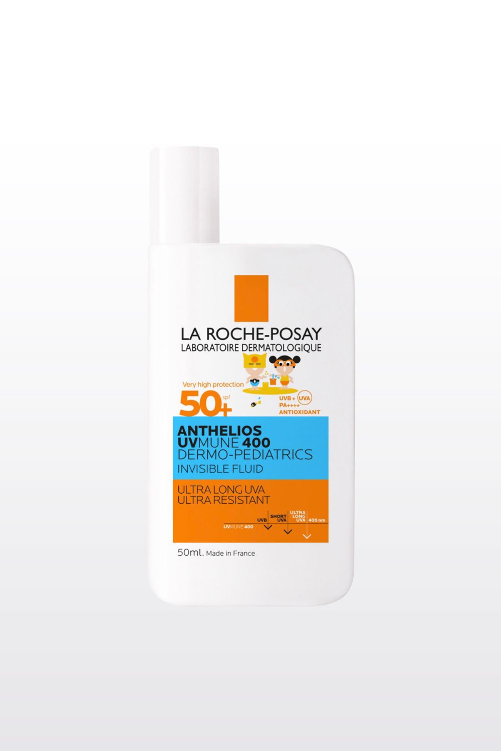 תחליב פנים לילדים להגנה מהשמש +SPF50 | לה רוש פוזה 