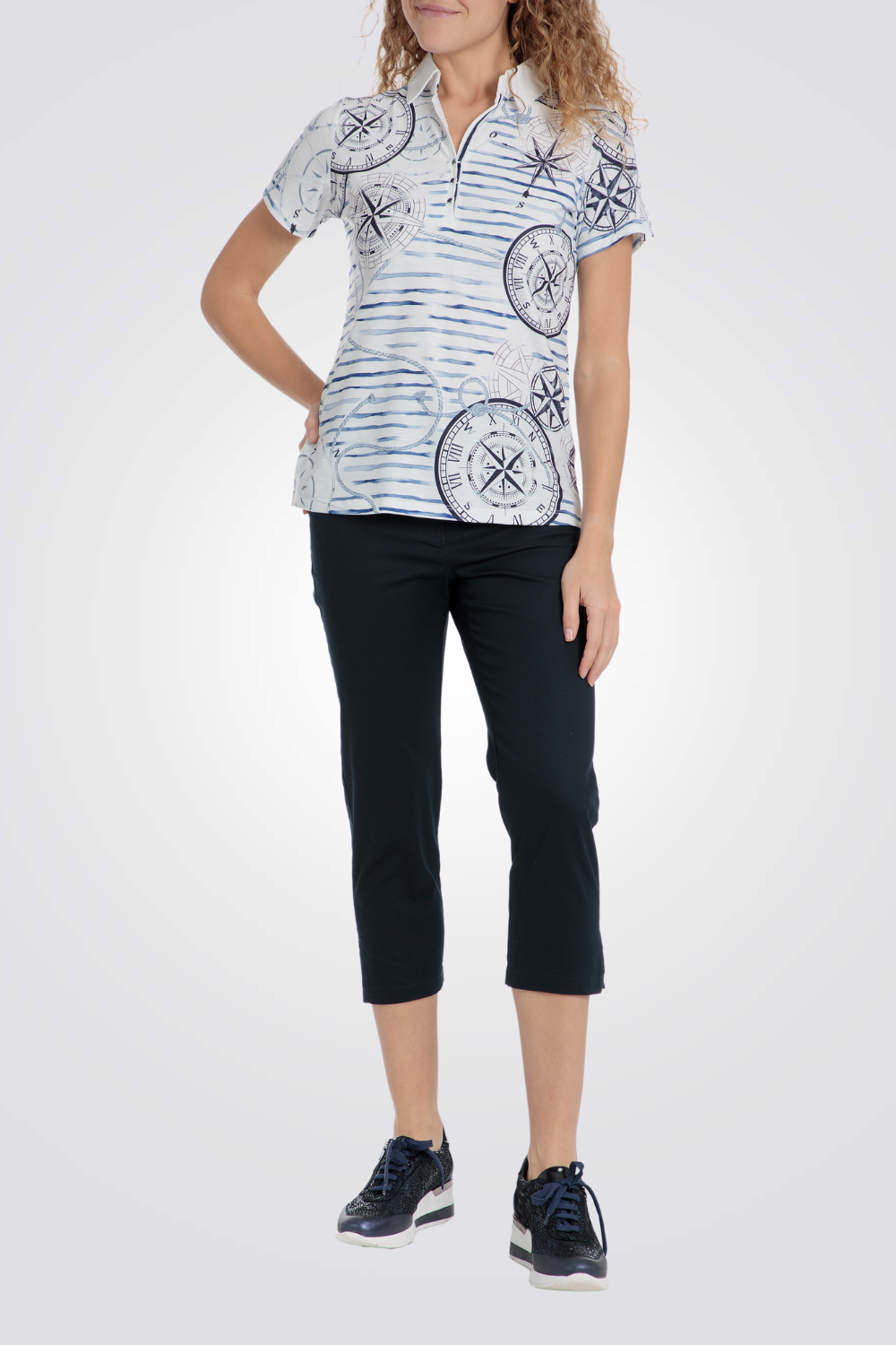 חולצת פולו נייבי