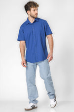 חולצה מכופתרת שרוולים קצרים