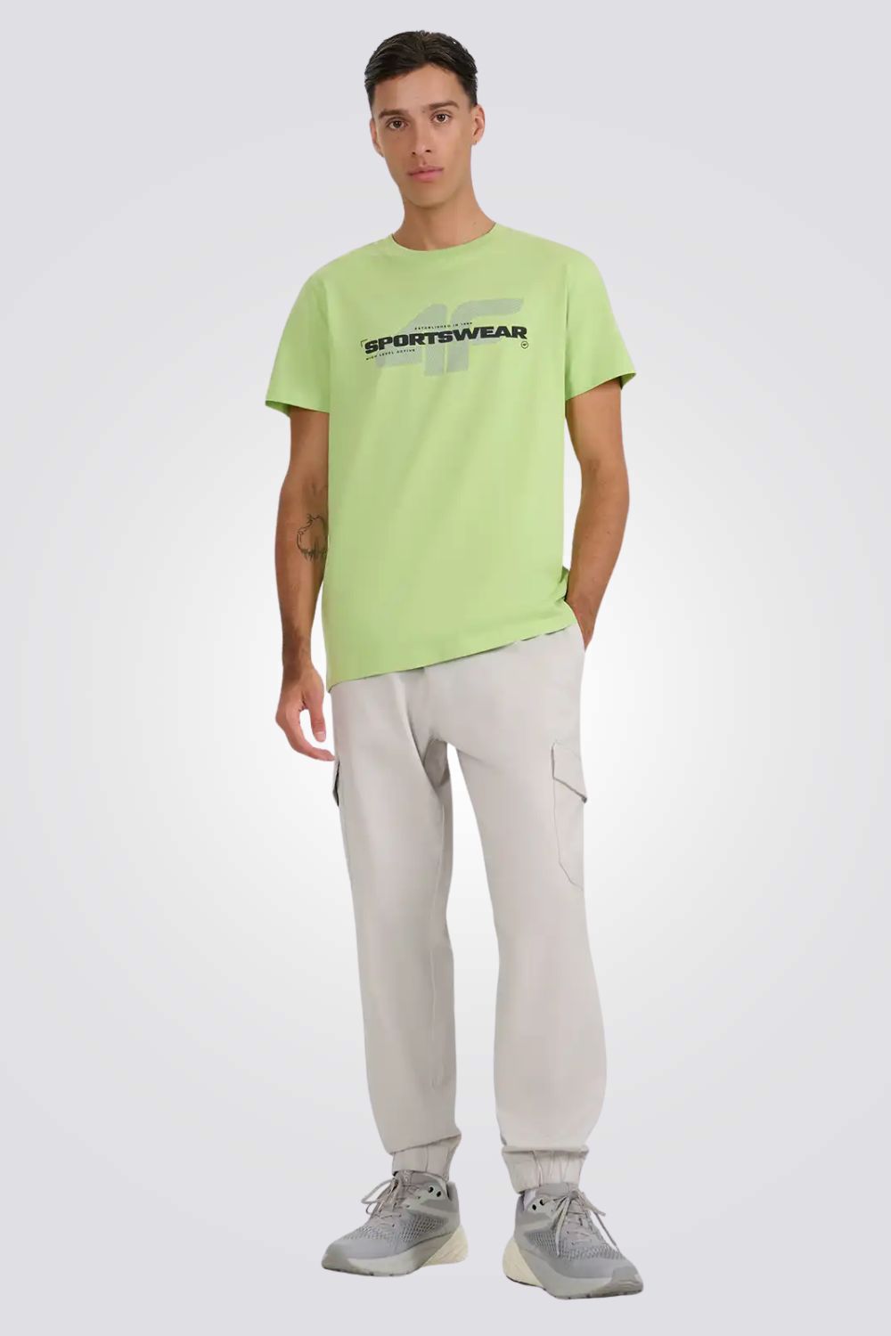 מכנסיים ארוכים בסגנון דגמ"ח לגברים | 4F