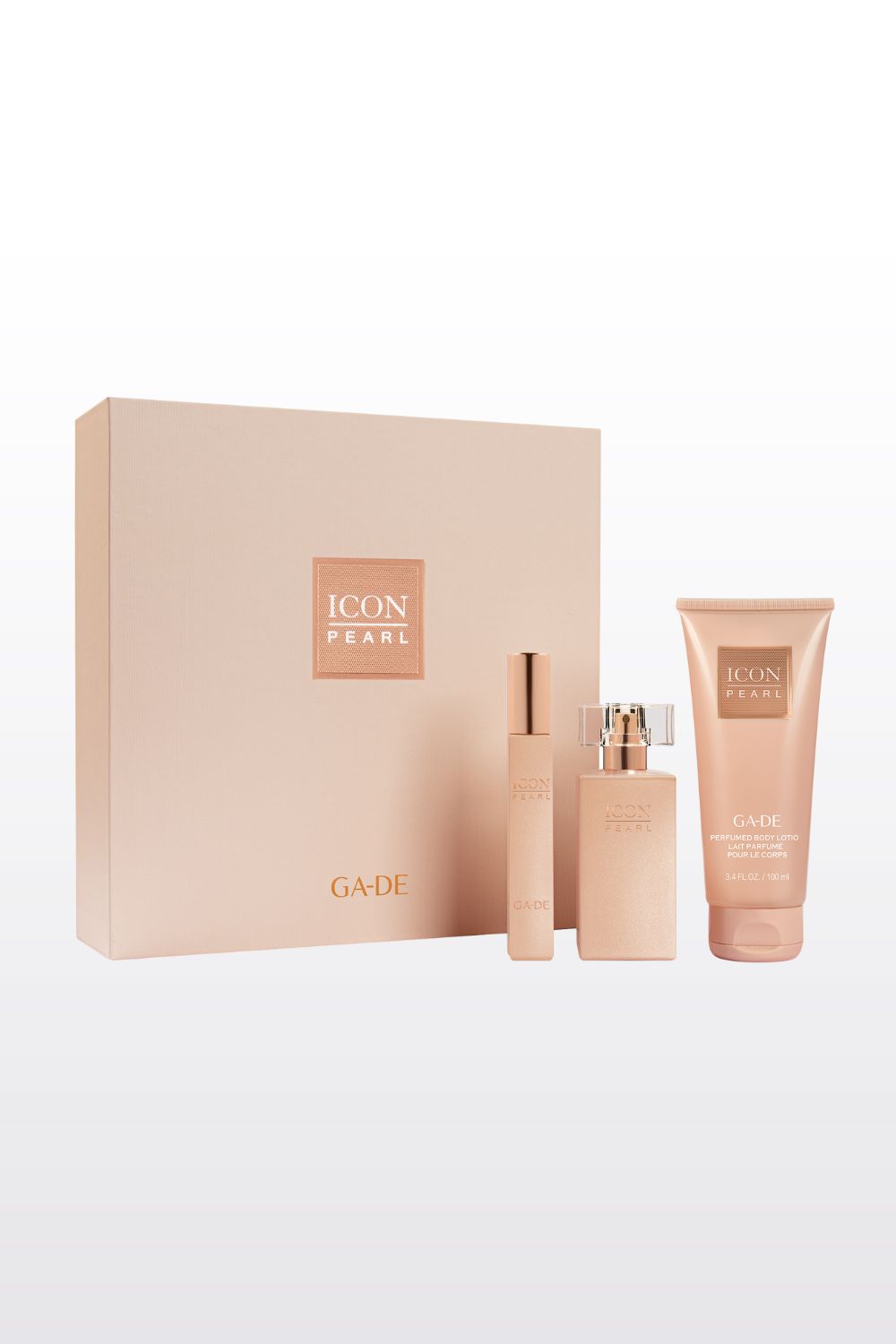 מארז בישום לאישה 50 מ"ל + 10 מ"ל + תחליב גוף 100 מ"ל ICON PEARL E.D.P