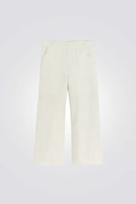 מכנסיים ארוכים בצבע שמנת לילדות