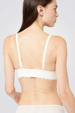 גוזיית תחרה ללא ברזלים ICON בצבע לבן