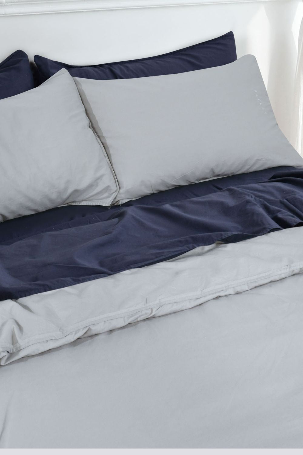 סט מצעים מיטת יחיד 90/200 ס"מ דגם GREY | ריפליי