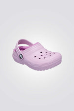 כפכפי קלאסיק מרופדים לילדים במידות קטנות Classic Lined Clog T | קרוקס