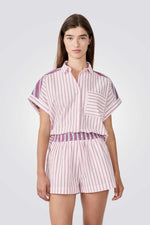 מכנסיים קצרים בהדפס פסים | איתם