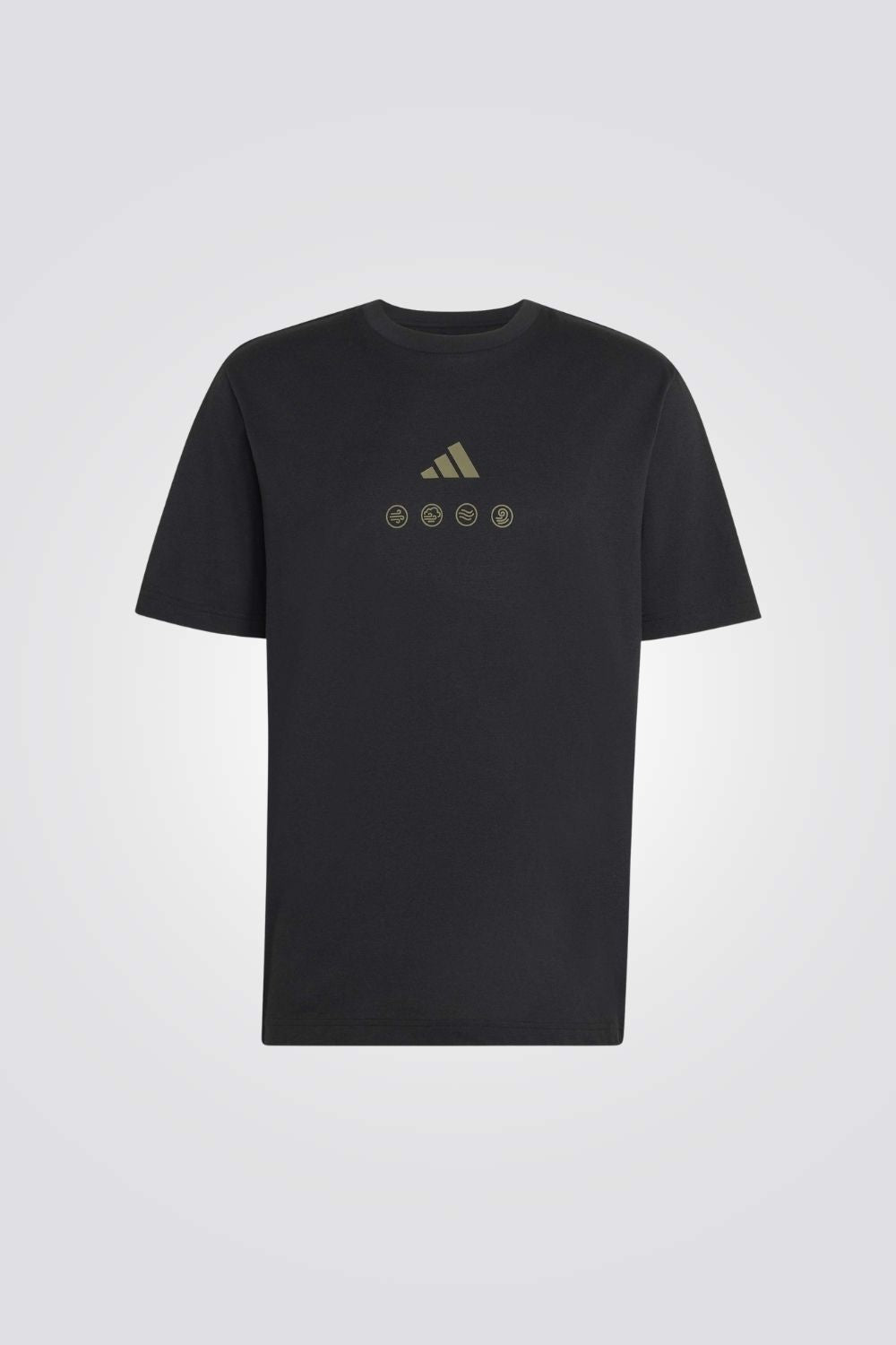 טישירט קצרה עם הדפס לגברים | אדידס