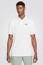 חולצת פולו בצבע לבן לגברים | נייקי