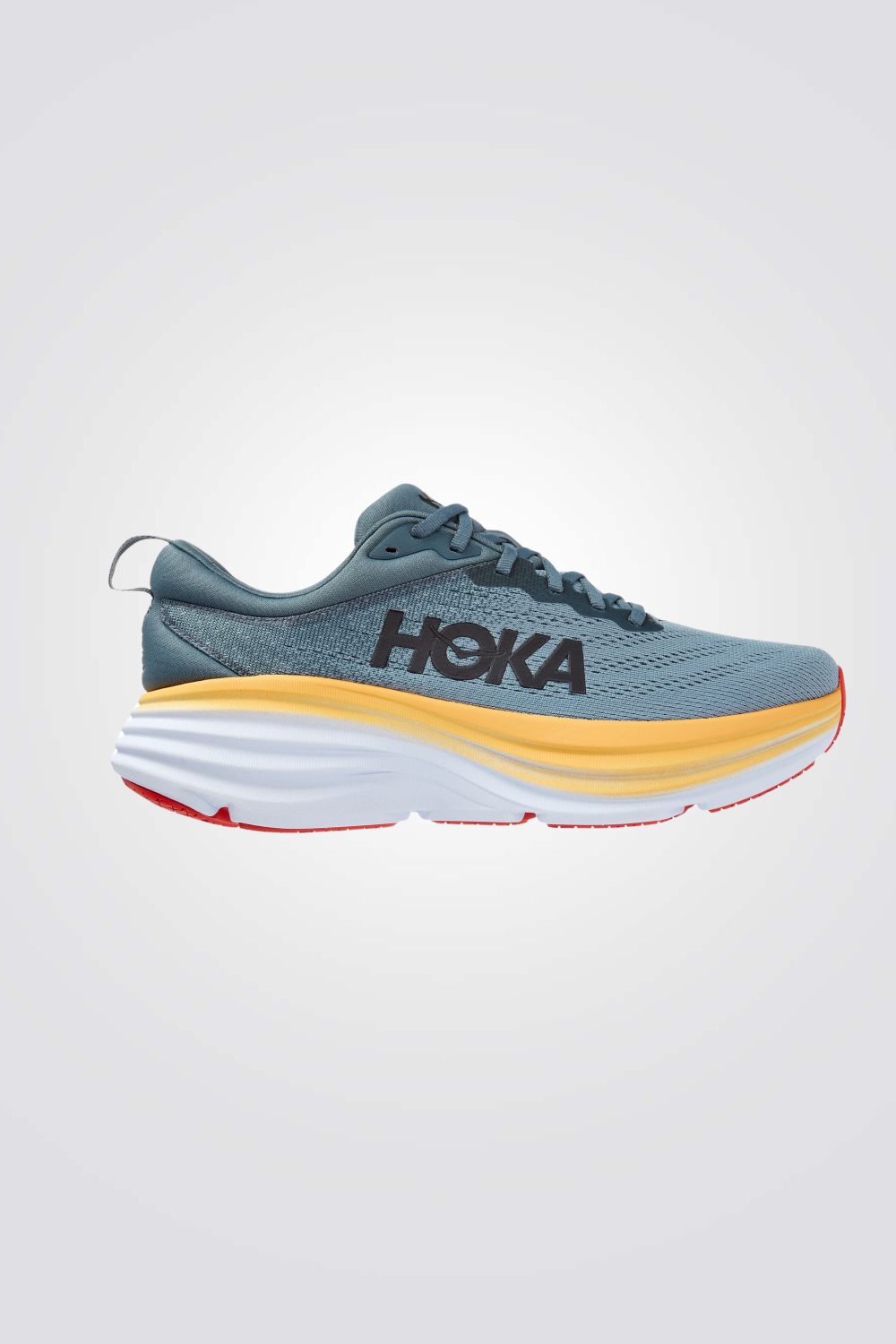 נעלי ספורט לגברים  BONDI 8 Goblin בצבע אפור וכחול