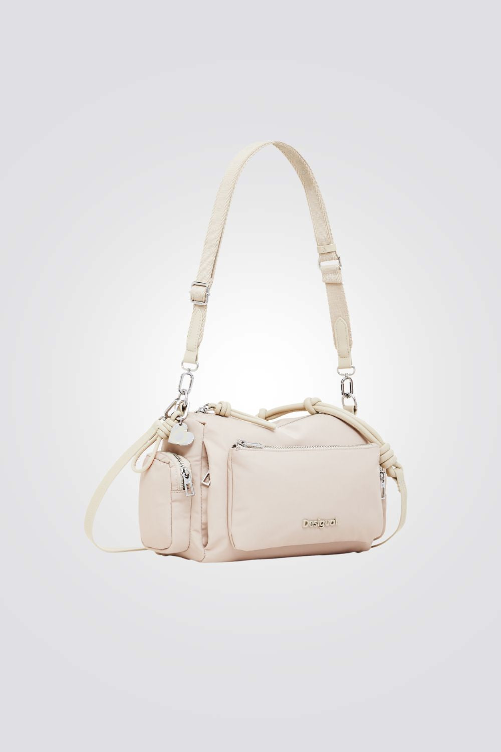 תיק כתף לנשים בצבע שמנת 
