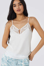 גופיית סאטן SPLENDEUR בצבע לבן