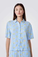 חולצת פיג'מה עם הדפס לימונים | איתם