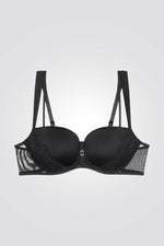 חזיית בלוקונט מרופדת עם קשת וקאפ חצי-גבוה | טריומף