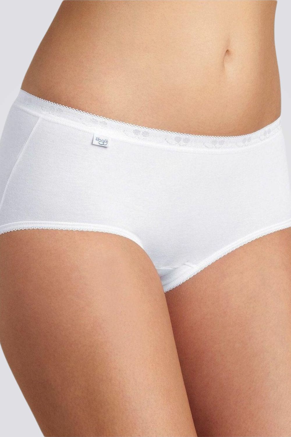 תחתוני BASIC+MIDI צבע לבן