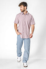 חולצה מכופתרת שרוולים קצרים