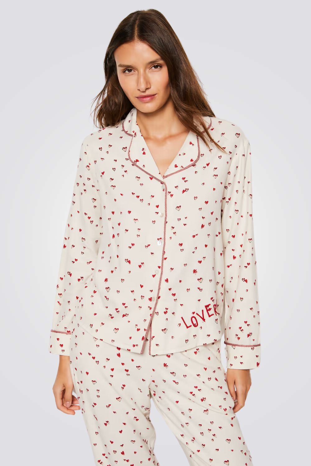 חולצת פיג'מה GAETAN לנשים 