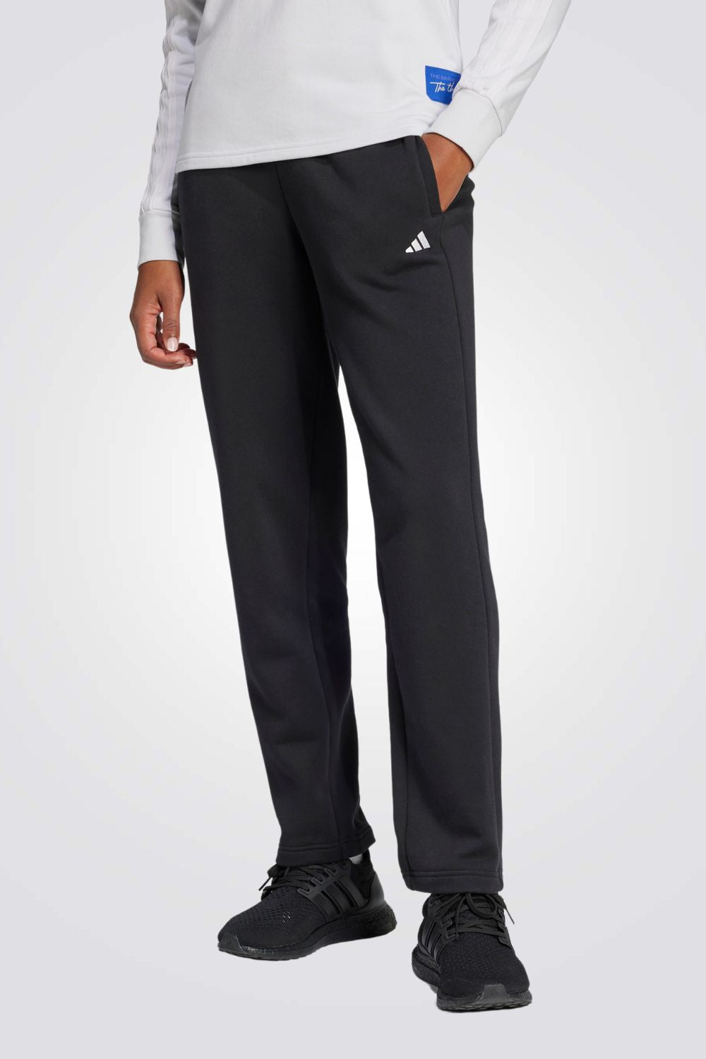 מכנסי טרנינג ארוכים בצבע שחור