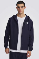 ג'קט עם קפוצ'ון לגברים בצבע נייבי