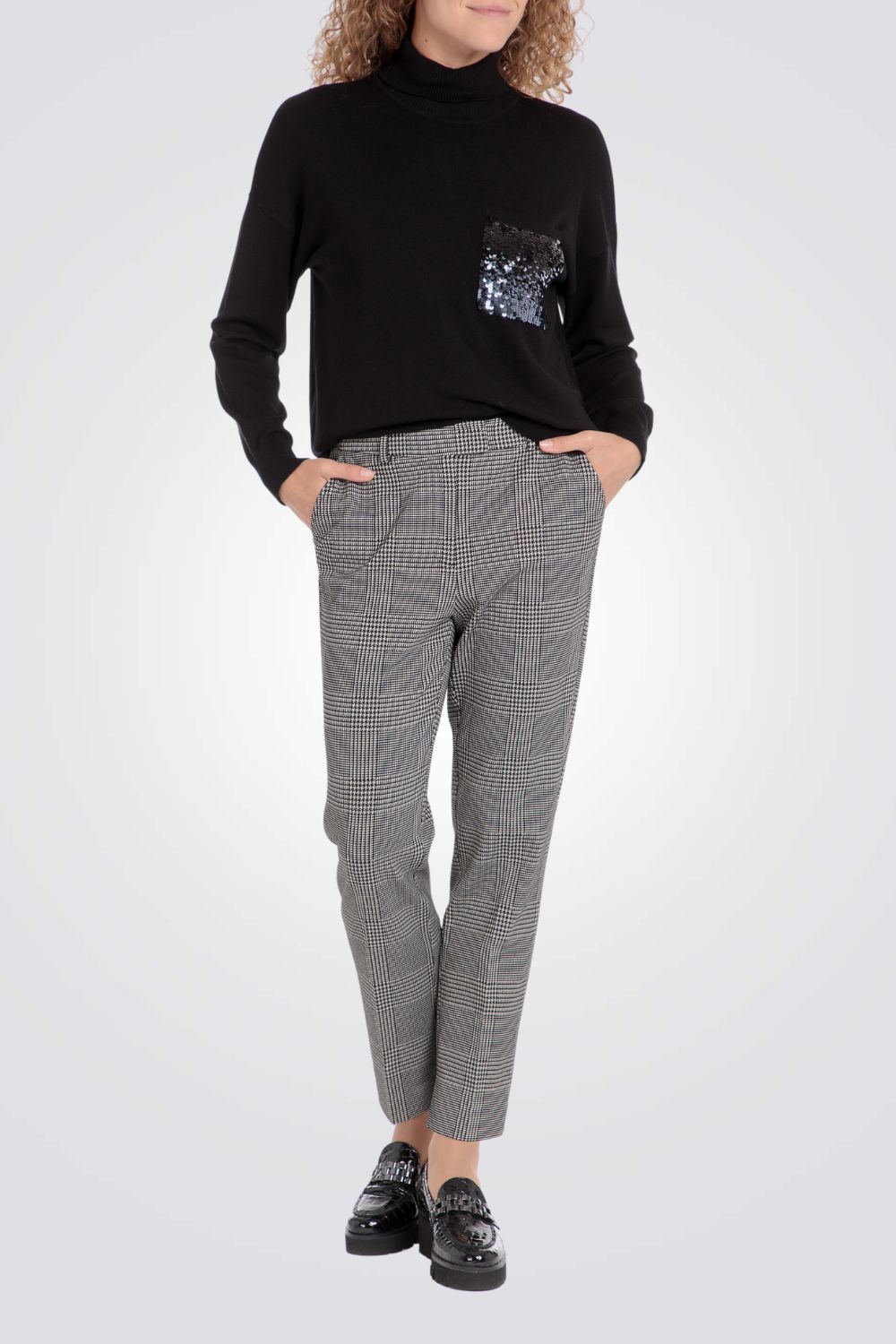 מכנס משבצות מחויט