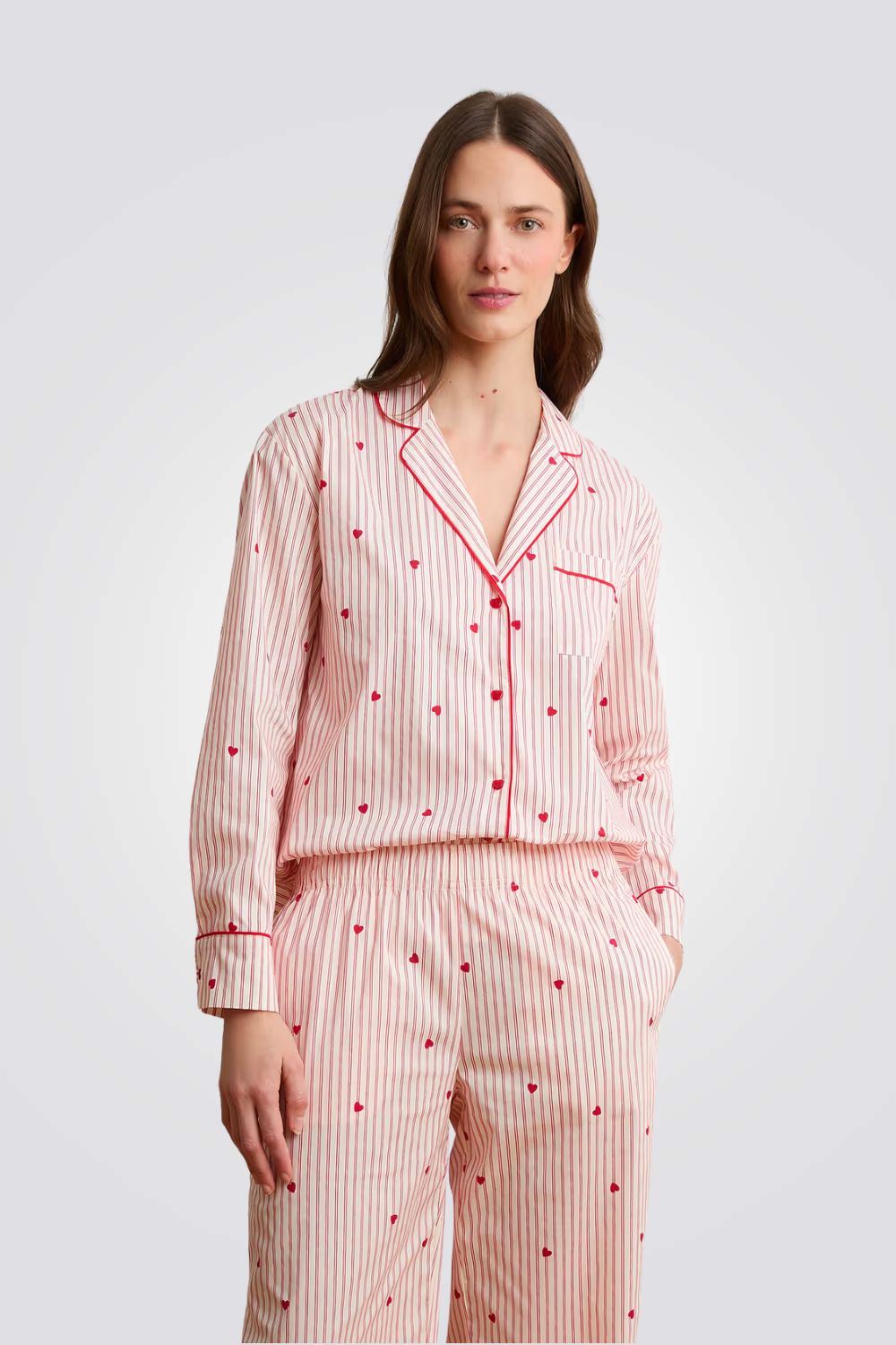 חולצת פיג'מה שרוולים ארוכים BATTITO לנשים | איתם