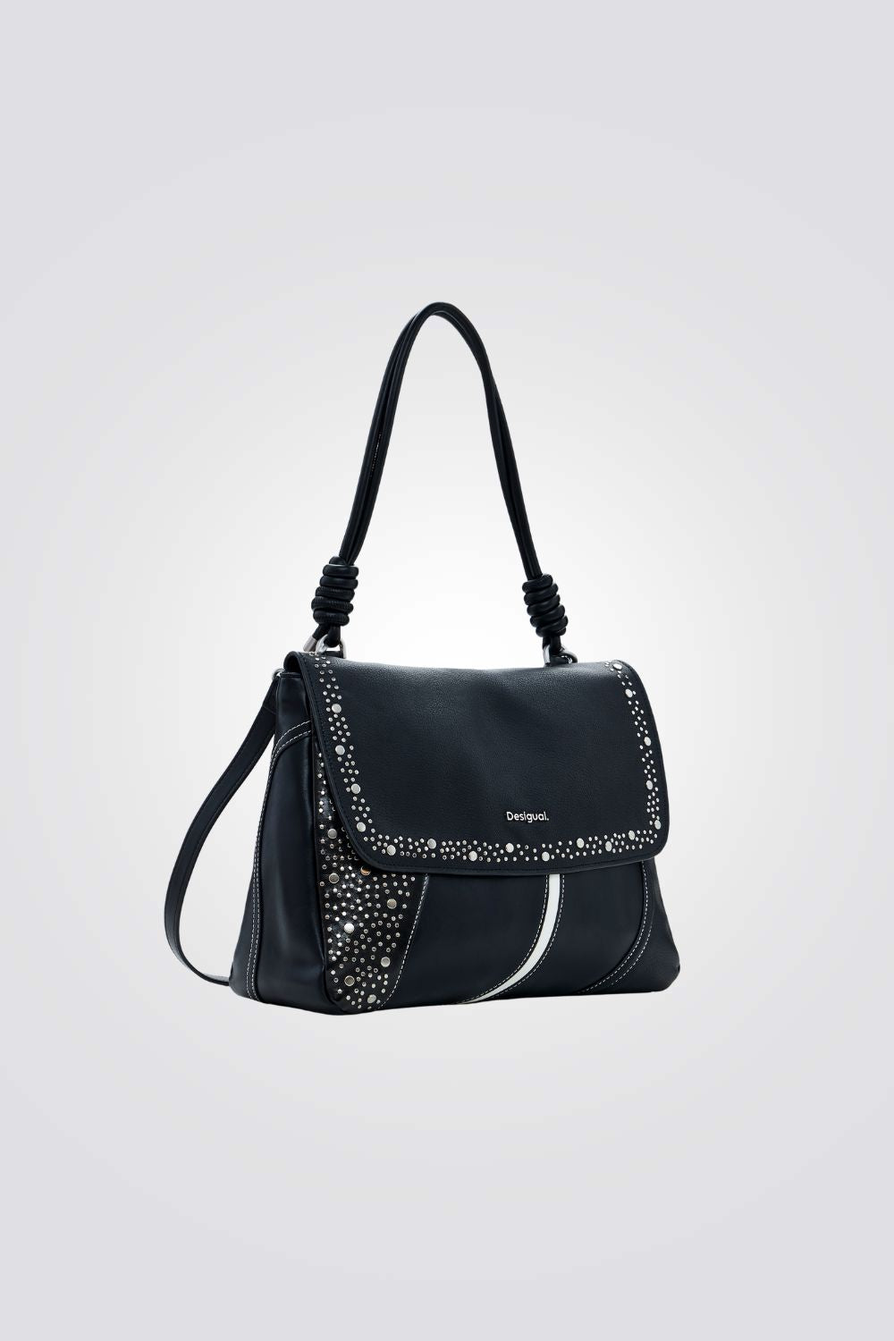 תיק יד לנשים עם עיטורי ניטים | דזיגוואל 