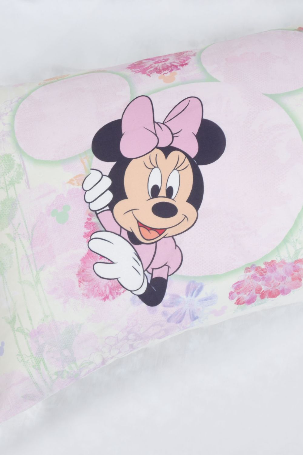 סט מצעים מיטת מעבר 70/140 ס"מ MINNIE-flowers | דיסני