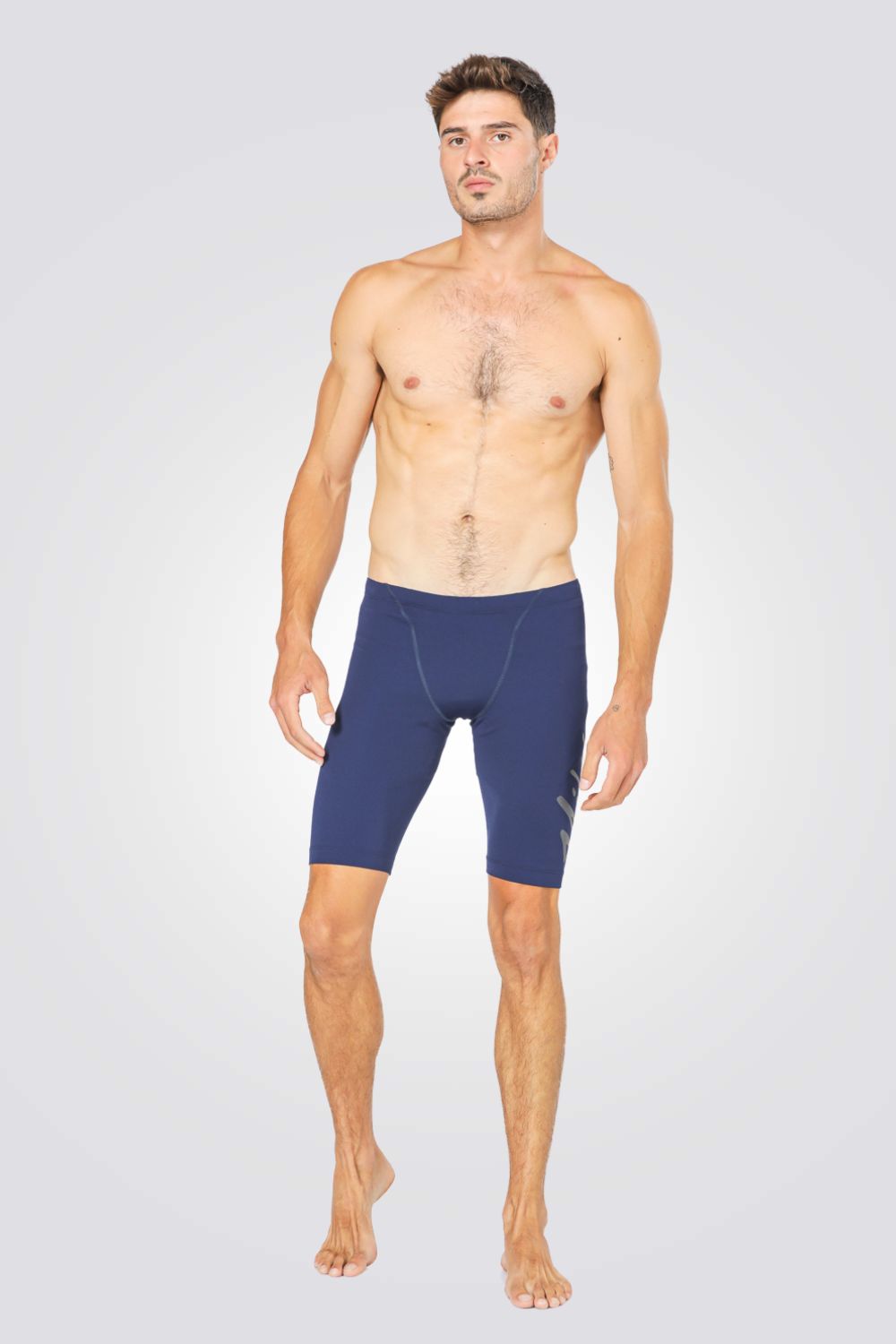 בגד ים לגברים LOGO FLASH-JAMMER בצבע כחול