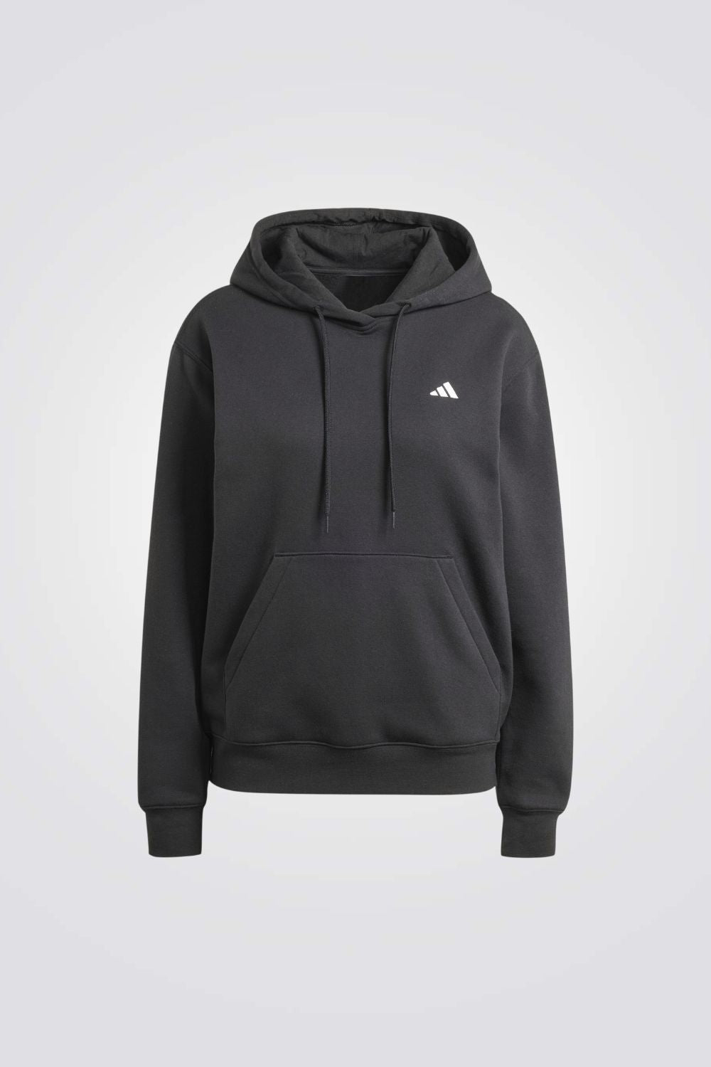 סווטשירט קפוצ'ון ESSENTIALS לנשים בצבע שחור 