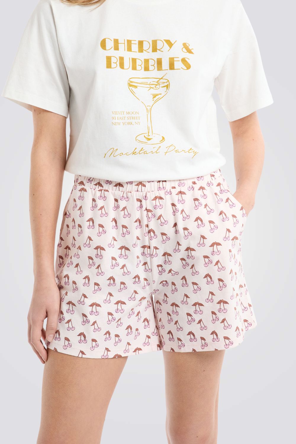 מכנסי פיג'מה קצרים MOCKTAIL לנשים | איתם