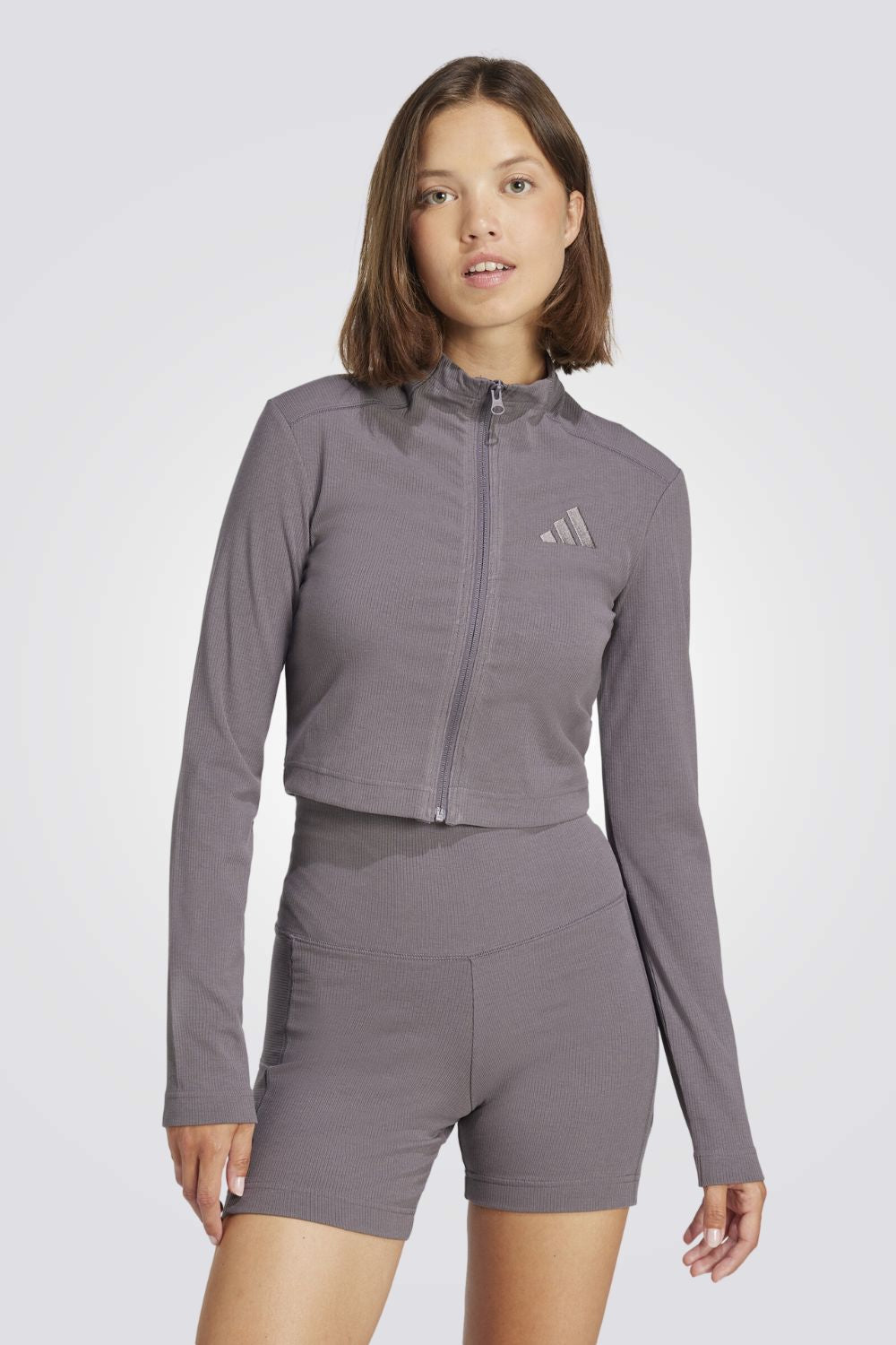 ג'קט אימונים All SZN Rib Cropped לנשים