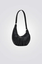 תיק כתף לנשים חצי עיגול דמוי עור