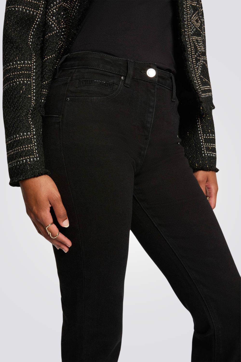 ג'ינס לנשים בצבע שחור | מורגן