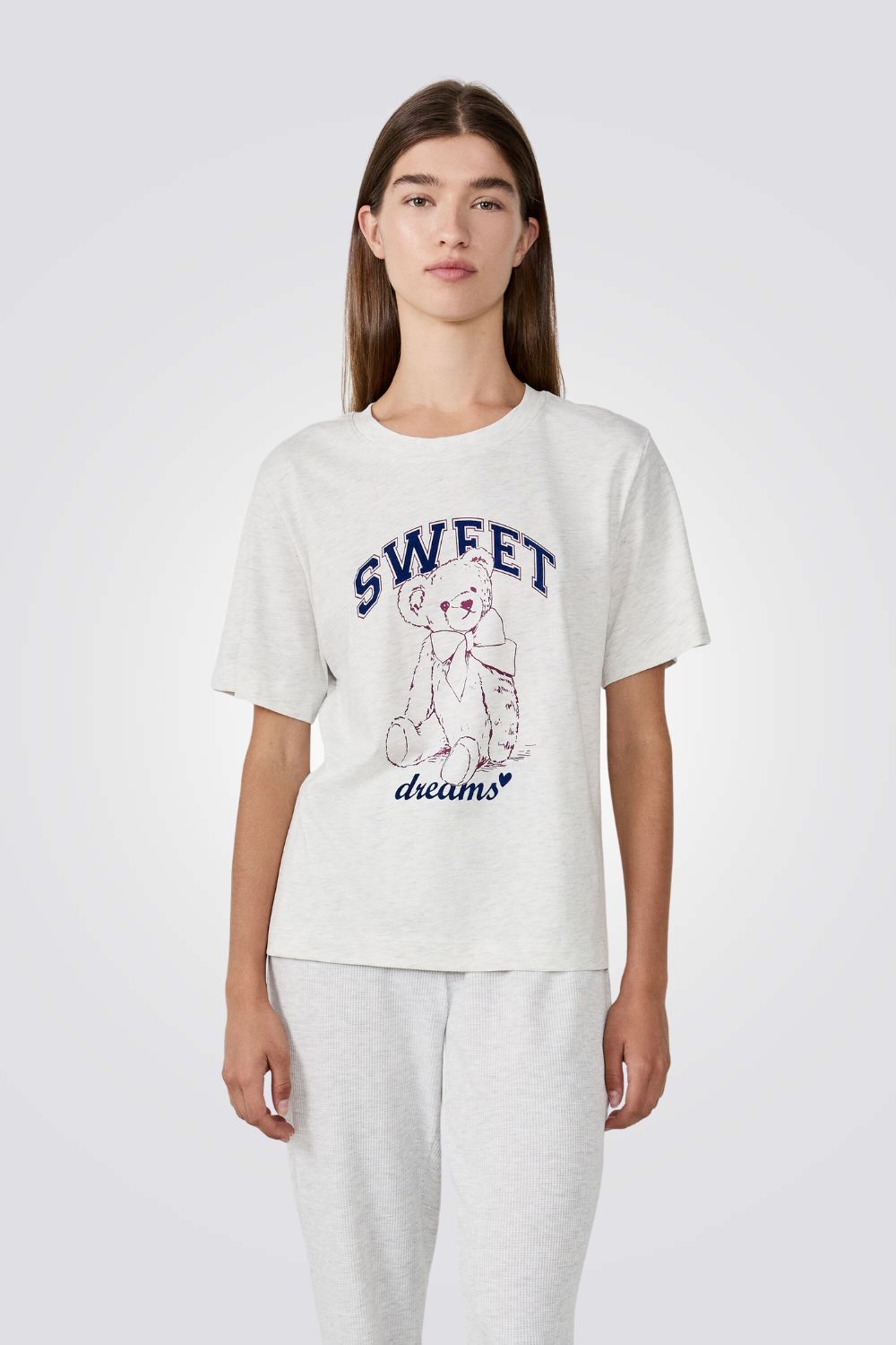 חולצת טישירט בהדפס דובי | איתם