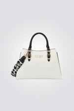 תיק יד לנשים בצבע לבן 