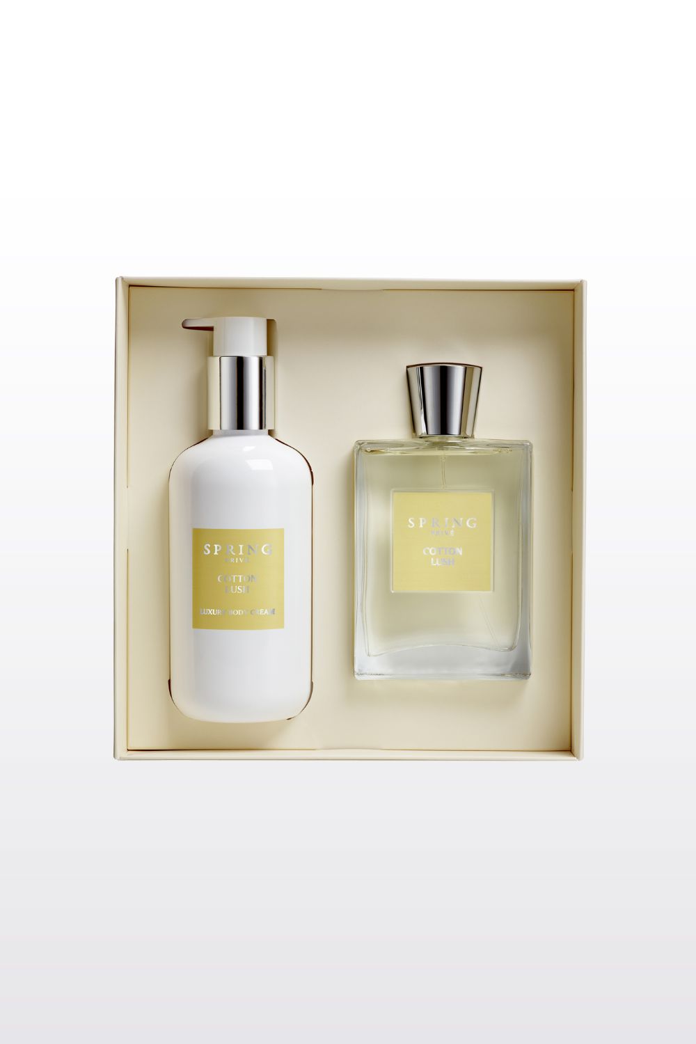 מארז בישום לאישה 100 מ"ל + קרם גוף 250 מ"ל COTTON LUSH E.D.P | ספרינג