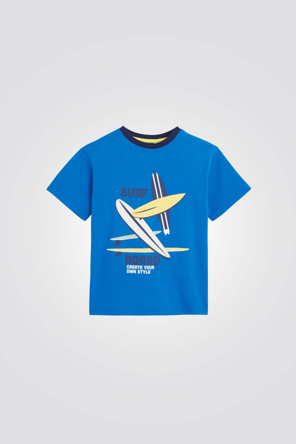 טישירט לילדים עם הדפס גלשן