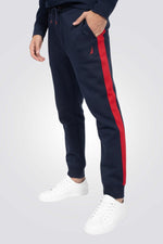 מכנסי טרנינג STRIPE נייבי